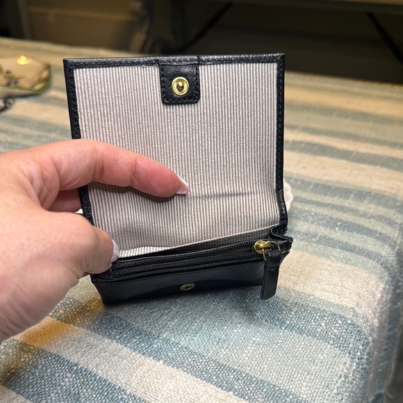 Margot Black Card Holder Leather Accessory - Picture 2 of 7